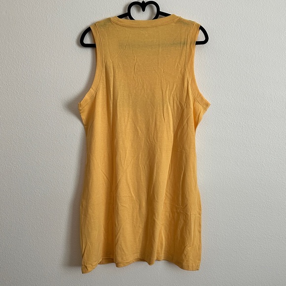 Hurley Yellow Graphic Cotton Blend Dress Size M - Picture 2 of 7